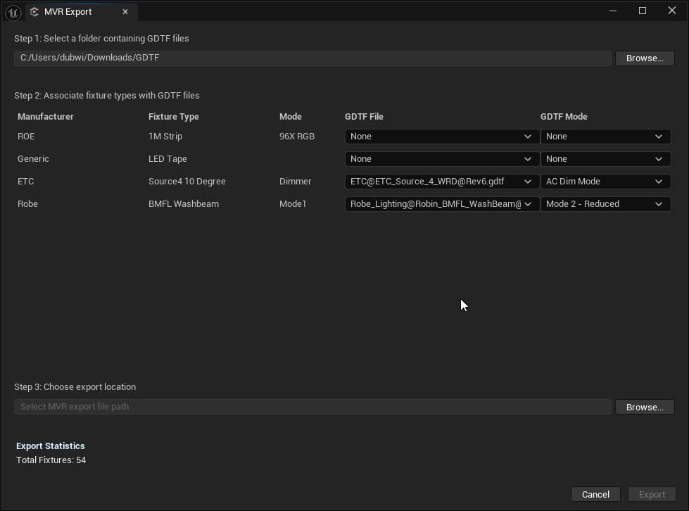Mvr File Exporting MVRs
